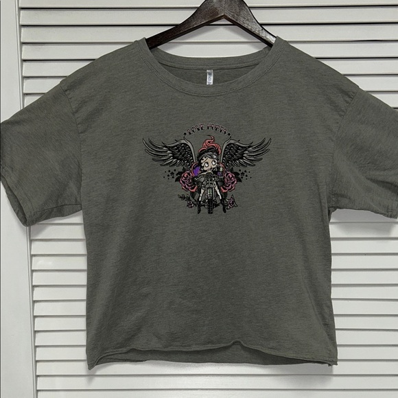 Betty Boop boxy crop top t shirt by Brisco - Picture 1 of 4